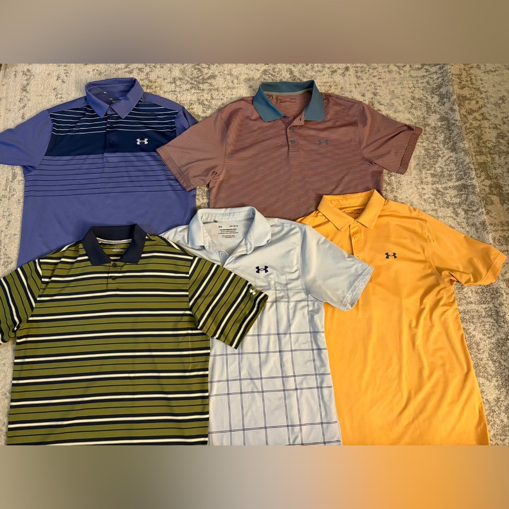 Under Amour Men’s Polo Shirt Lot Size Large